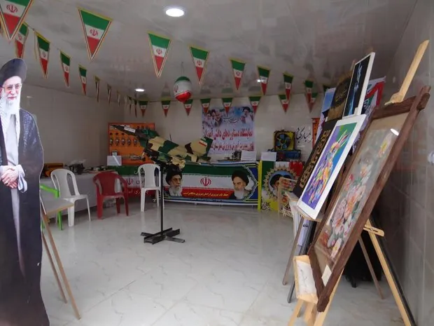 نمایشگاه دستاوردهای ۴۴ ساله انقلاب در شهرستان دشتی گشایش یافت